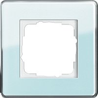 Рамка универсальная Gira Esprit Glass C 1-м. стекло салатовое